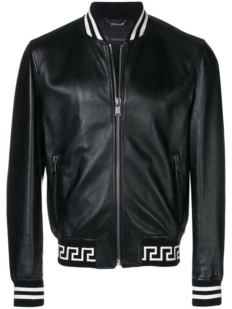 versace collection mens sport jacket|versace leather jacket men's.